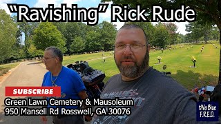 Visiting Ravishing Rick Rude's Grave while motorcycle traveling thru Roswell, GA