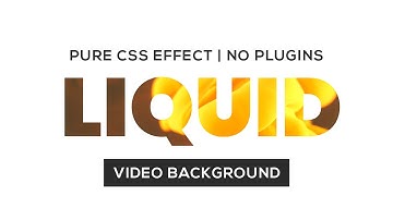 How to put Video inside Text | Pure CSS Effect
