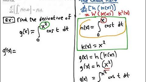 Functions Defined Using a Definite Integral and The Second Fundamental Theorem of Calculus