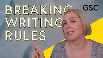 Breaking Writing Rules