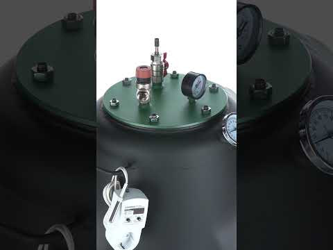 Автоклав побутовий УТех-16 electro, універсальний на 16 банок, електричний сталевий домашній, видео 1