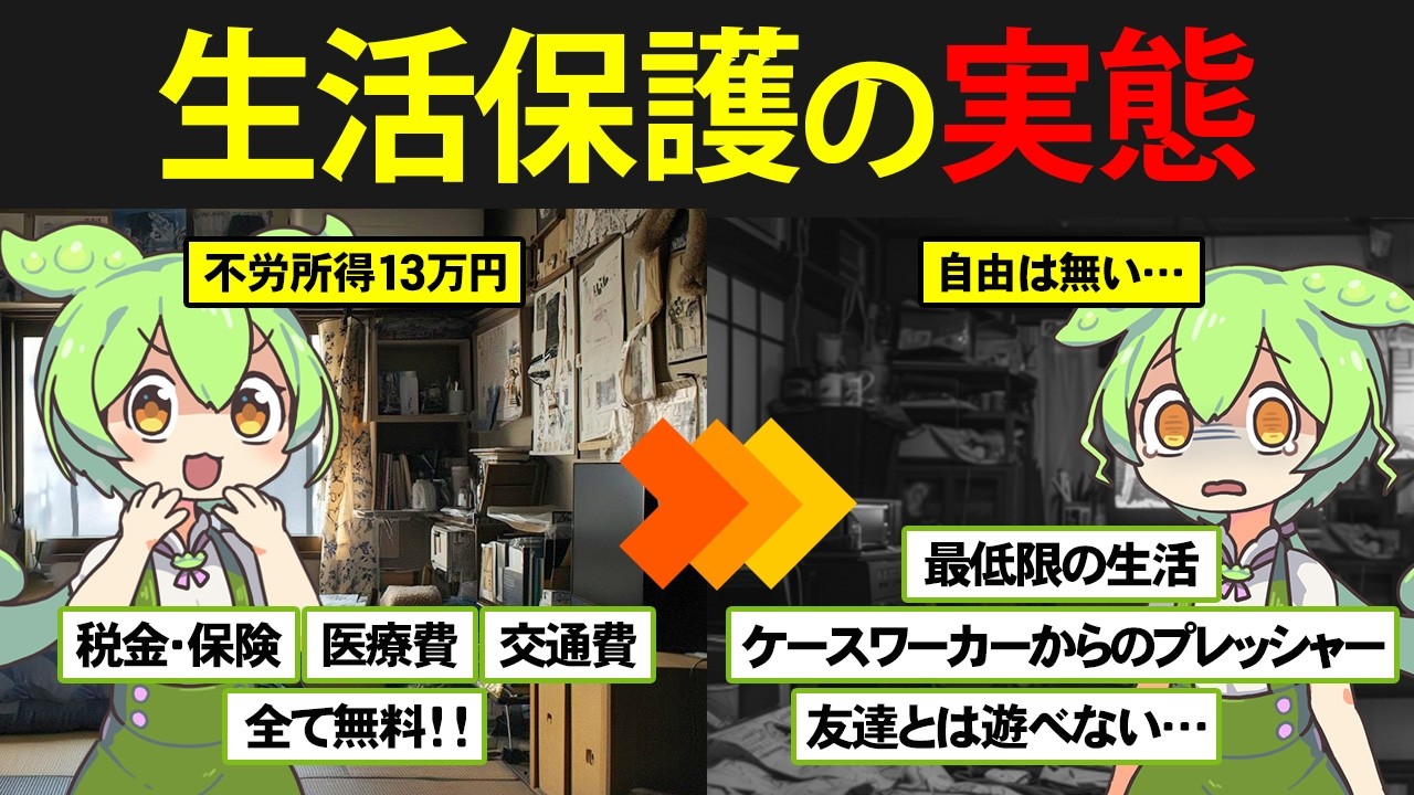 生活保護を受けるずんだもんの末路