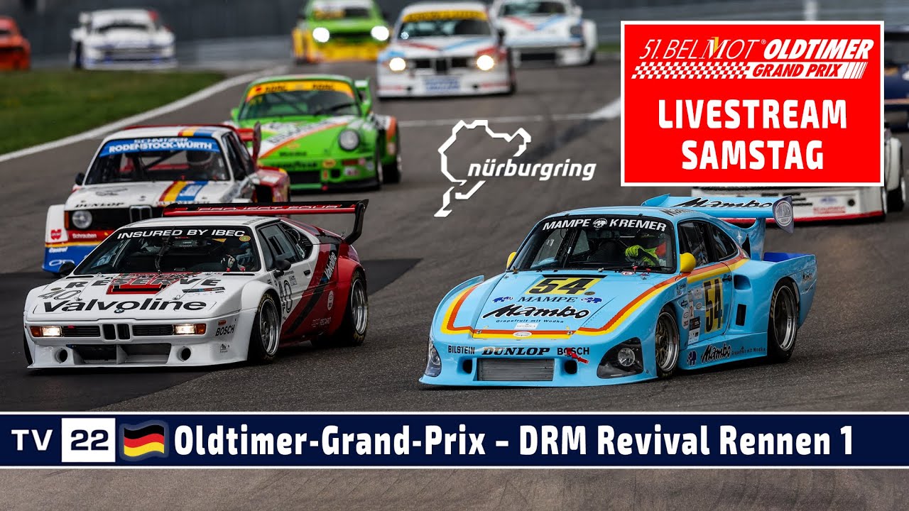 🇩🇪 RE-LIVE DRM Revival R1 - Deutsche Rennsport Meisterschaft | Oldtimer ...