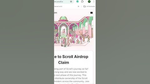 scroll airdrop claim | How to Claim scroll airdrop