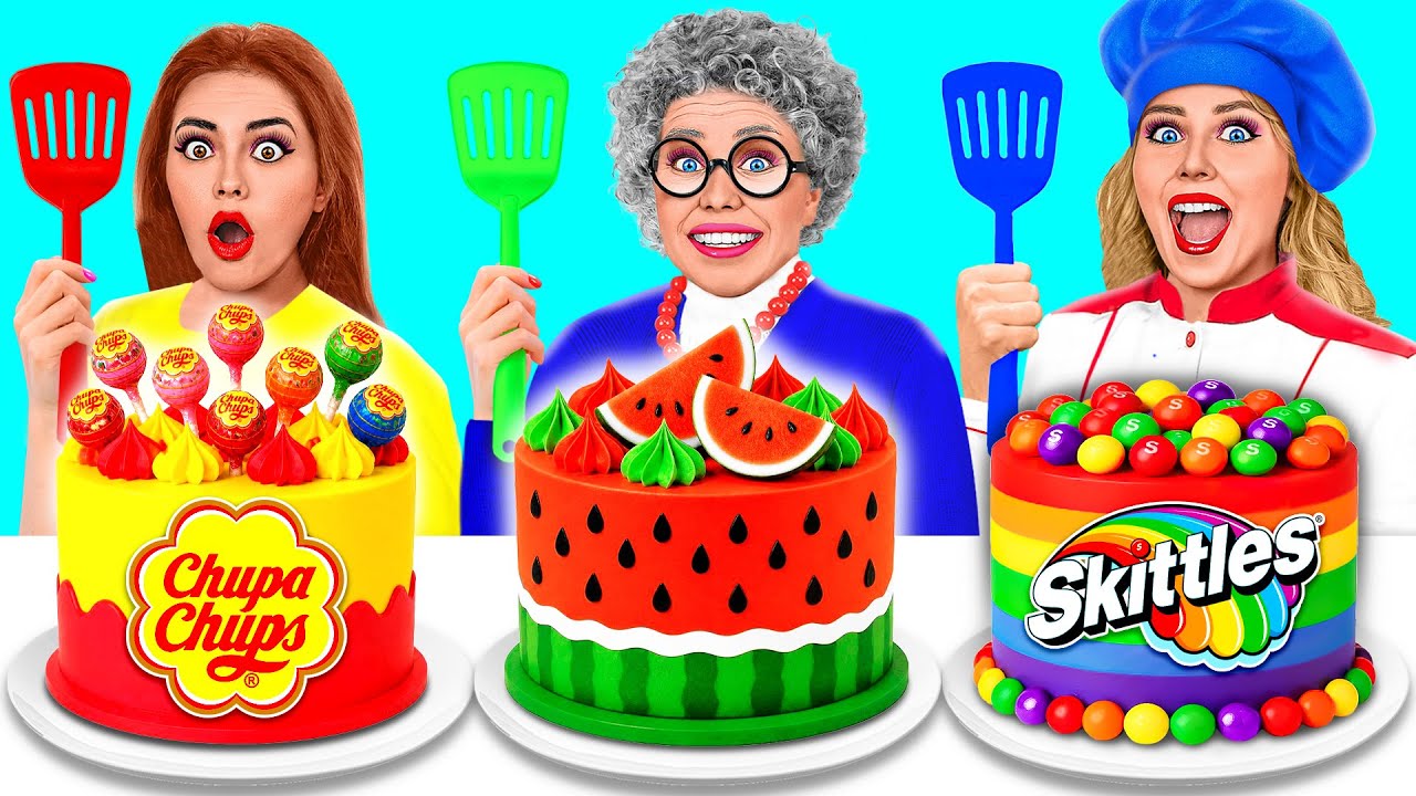 Me vs Grandma Cooking Challenge | Awesome Hacks and Recipes by