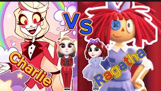 My Talking Angela|| Amazing digital circus || Charlie 💔Vs Ragatha || New virus|| Cosplay