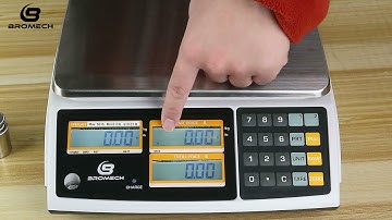 How to setup the save mode to BROMECH ATP NTEP SCALE