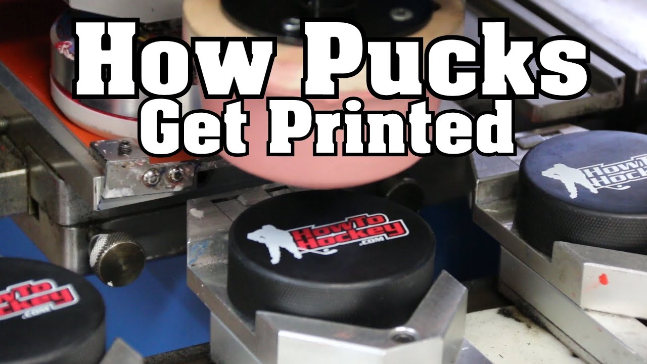 How Hockey Pucks are Printed