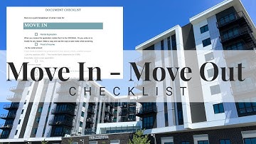 FREE - Move In - Move Out Checklist - Link in Description