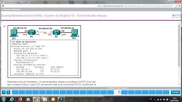 correction ccna3 Examen de fin de chapitre10 v6