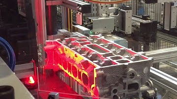 Motor Block Datamatrix marking, reading and grading