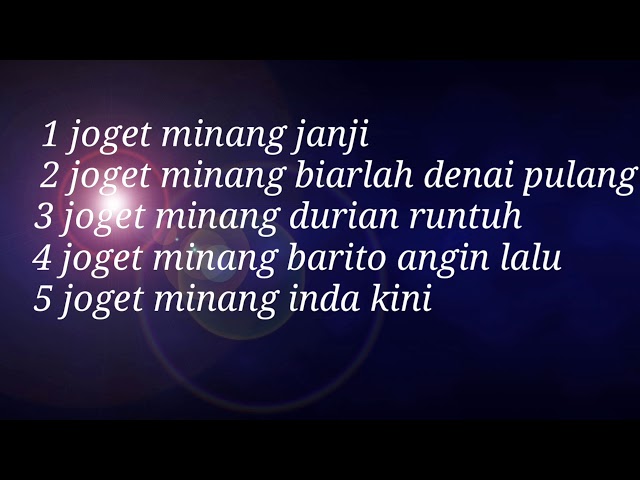 Lagu joget minang 2020...paling asik... class=