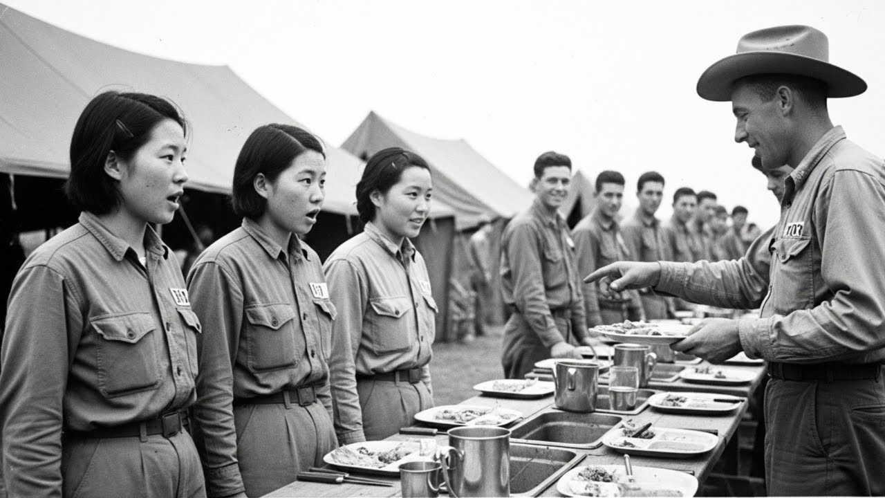 “Cowboys Said, ‘They’ve Earned It’” — Female Japanese POWs Served First After Hauling Feed All Day