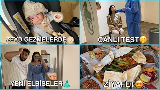 YENİ ELBİSELERİMİ DENEDİM😍AİLECEK AKŞAM YEMEĞİ🍽KORONA TESTİ🤭OĞLUMUZLA GEZİYORUZ👶🏻 - GÜNLÜK VLOG
