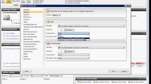 How to turn on and configure compression in Backup Exec 2012