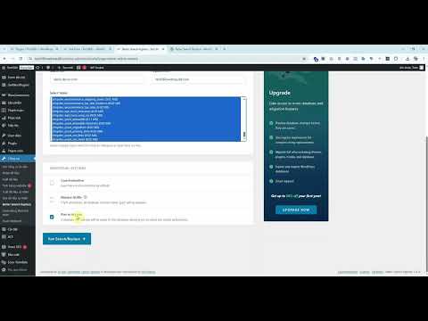 Hướng dẫn sử dụng plugin Better Search Replace