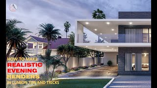 LUMION 10 - EXTERIOR VILLA RENDERING SERIES-12