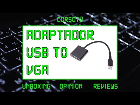 Vídeo: Hi ha un adaptador VGA a USB?
