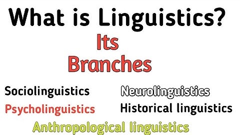 What is Linguistics? || Branches of linguistics || #linguistics #sociolinguistics #neurolinguistics