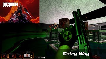 [DN3Doom] HontE Remastered - Map1 | Entry Way | Let