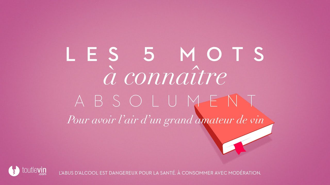 Les 5 mots à connaître absolument pour avoir l'air d'un grand amateur