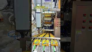 Detergent powder packaging machine, Automatic packaging, sorting and box-filling production line.