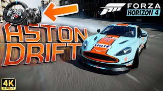 ASTON MARTIN VANQUISH Forza Horizon 4 Logitech g29 Drift Gameplay screenshot 5