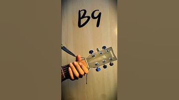 Guitar lessons for beginners (B9 chord) #guitar  #chords