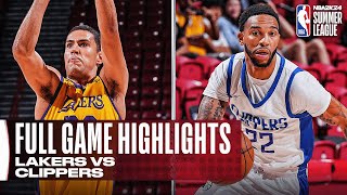 LAKERS vs CLIPPERS | NBA SUMMER LEAGUE | FULL GAME HIGHLIGHTS