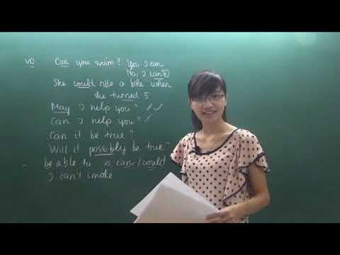 Video Động từ khuyết thiếu Bài 1 Ngữ Pháp Cô Mai Phương - youtube