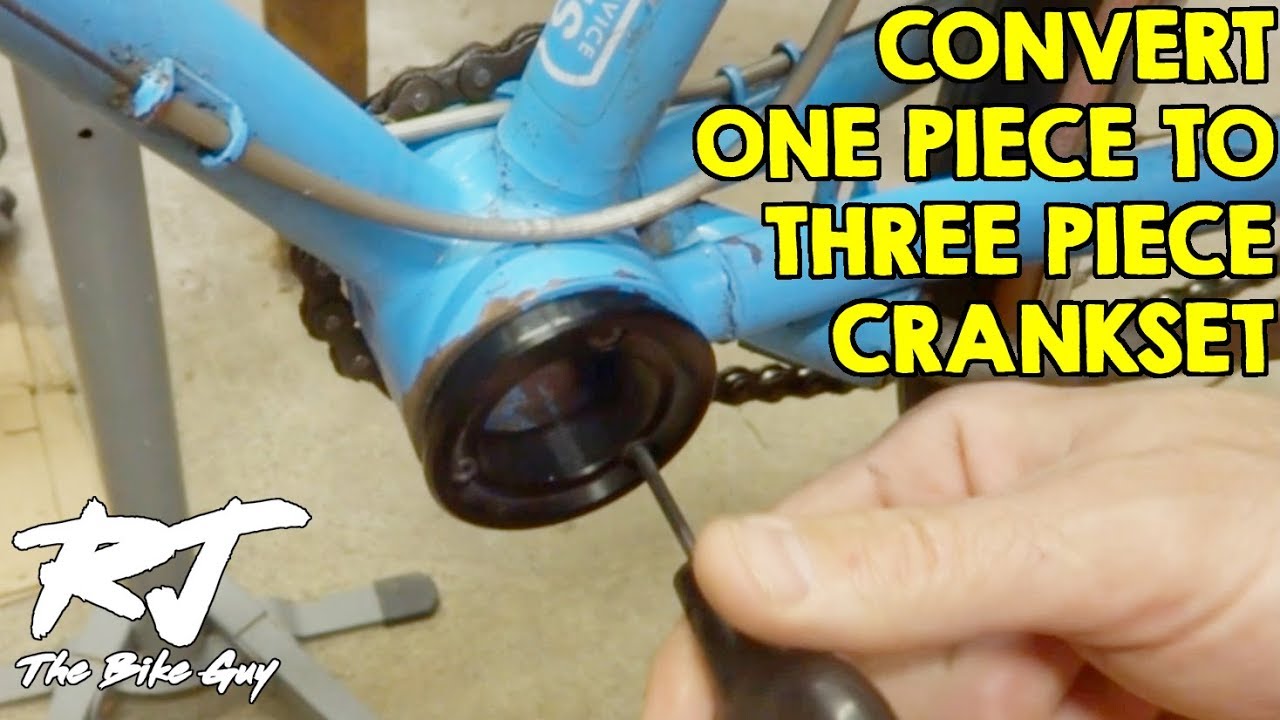 one piece bicycle crank