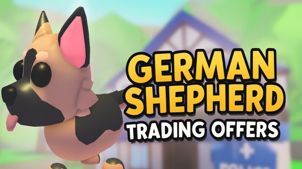 GERMAN SHEPHERD TRADING VALUE OFFERS IN ADOPT ME!