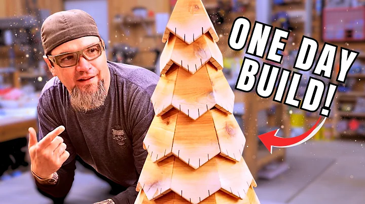 Easy DIY Wooden Christmas Tree You Can Build in ONE Afternoon!