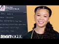Storm Reid Creates The Playlist of Her Life | Teen Vogue