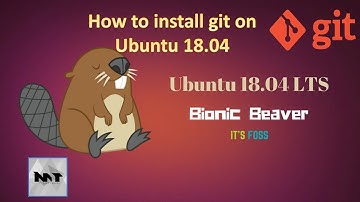 How to install and configure git on Ubuntu 18.04