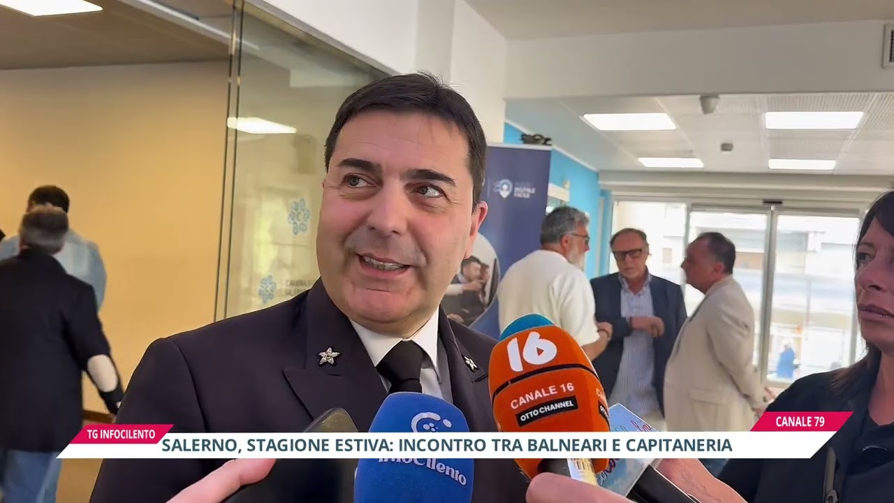Salerno, stagione estiva al via: incontro tra operatori balneari e capitaneria