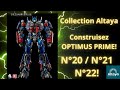 Collection altaya construisez optimus  prime n20 n 21 n 22spottvaltaya