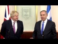 PM Netanyahu meets with British Secretary of State for Foreign Affairs Johnson