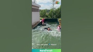 This DIY Truck Wave Pool is Next Level Summer GOALS! 🤩🌊 So EPIC! #summer #diyfun #waterfun #crazy