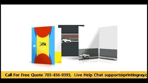 Online Cheap Custom Pocket Folder Printing