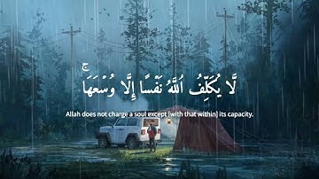 لَا يُكَلِّفُ اللَّهُ نَفْسًا إِلَّا وُسْعَهَا ۚ 🌧️| نص ساعة راحة نفسية القارئ عبد الرحمن مسعد 🎧❤️🎵