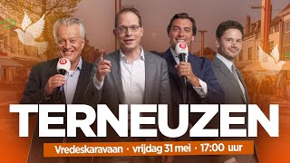 LIVE: Thierry Baudet, Ralf Dekker en Pepijn van Houwelingen met de Vredeskaravaan in Terneuzen!