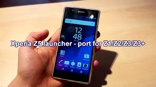 Sony Xperia Z5 launcher - port for Z1/Z2/Z3/Z3+... [NO ROOT] screenshot 2