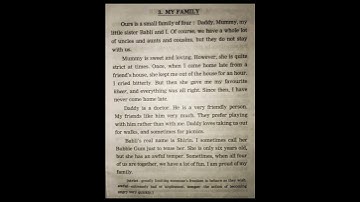 Composition On My Family | English Writing Skills | Let
