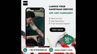 Zipprr | Taskrabbit Clone On-Demand Service App Development