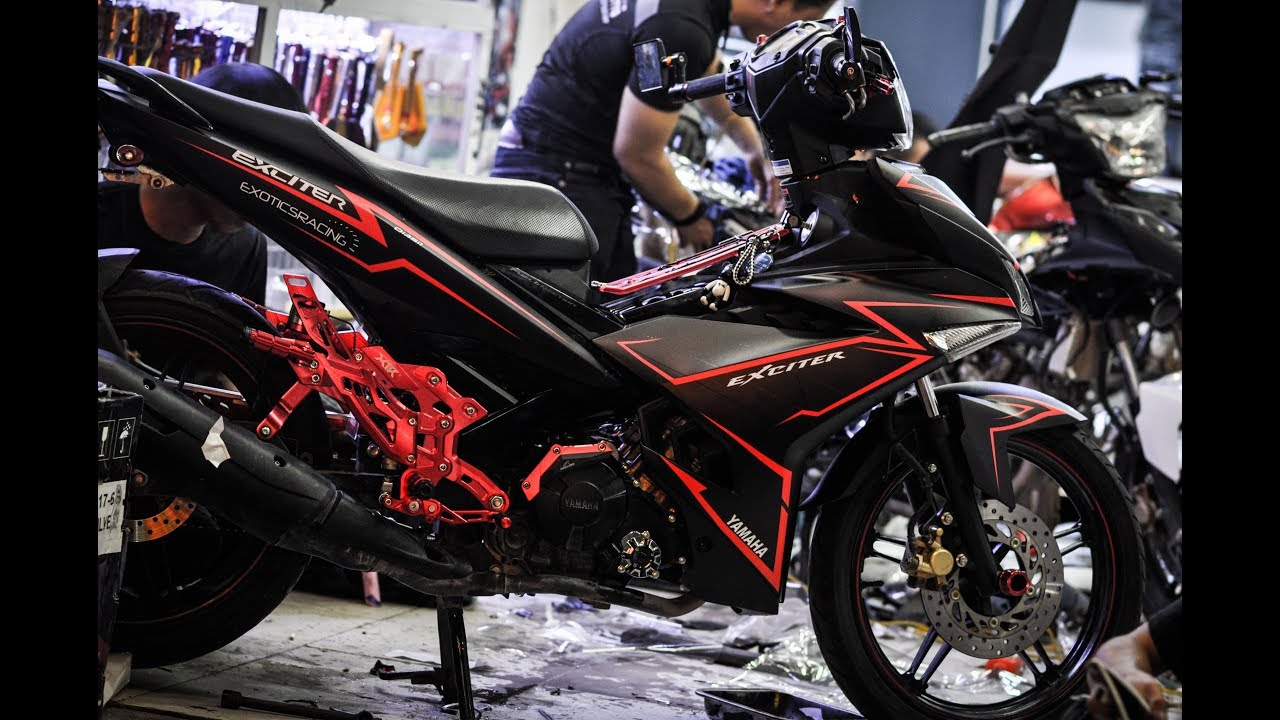 Biker Cần Thơ độ Exciter 150 đơn giản mà đẹp