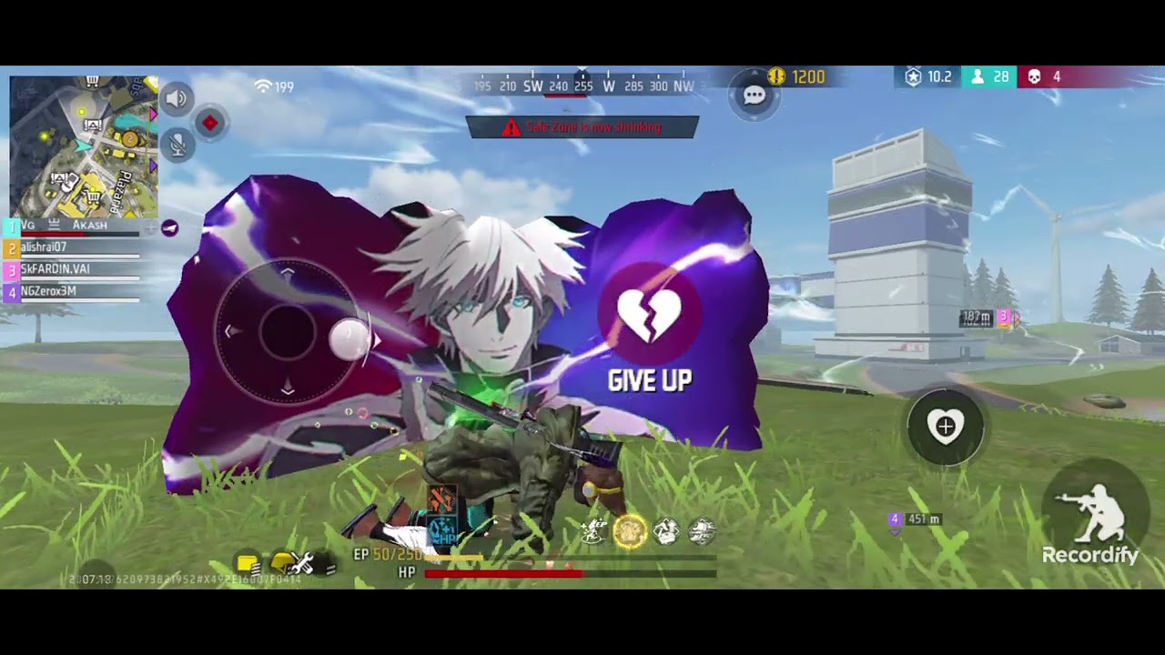 Nock last zone but defat