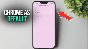 Hoe stel je Chrome in als standaardbrowser op de iPhone?