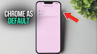 How to set chrome as default browser in iphone