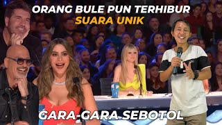 ORANG BULE PUN TERHIBUR OLEH SUARA UNIKNYA LAGU 'GARA-GARA SEBOTOL'